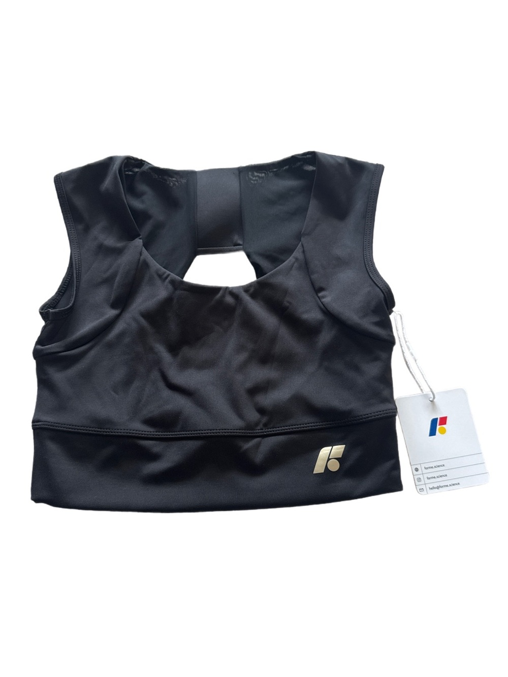 FORME Power Bra Black Large NWT
